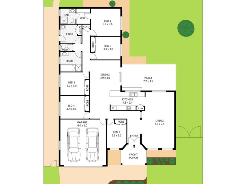 37 Bladensberg Crescent, Annandale QLD 4814 Floorplan