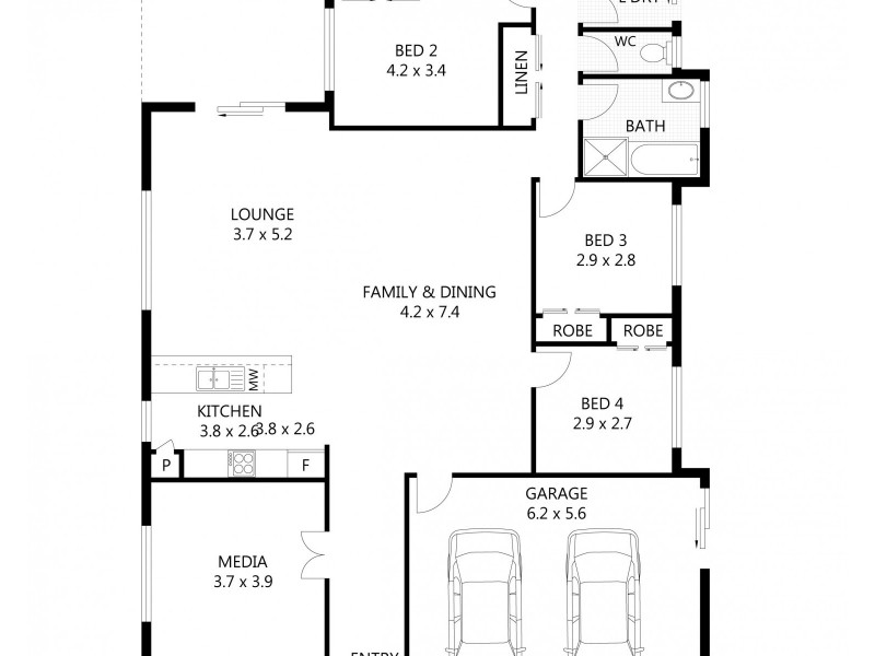 11 Sanctum Boulevard, Mount Low QLD 4818 Floorplan