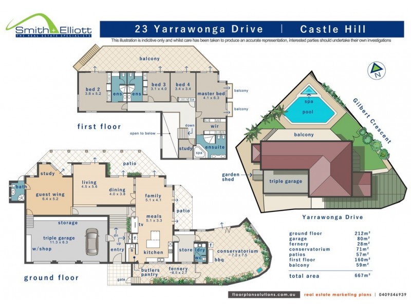 23 Yarrawonga Drive, Castle Hill QLD 4810 Floorplan