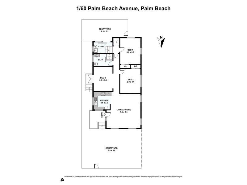 1/60 Palm Beach Avenue, Palm Beach QLD 4221 Floorplan