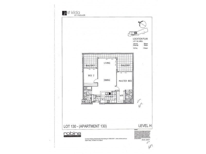 130/2 RIVERWALK AVENUE, Robina QLD 4226 Floorplan