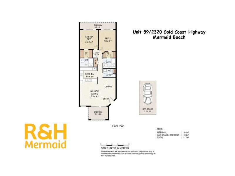 39/2320 GOLD COAST HIGHWAY, Mermaid Beach QLD 4218 Floorplan