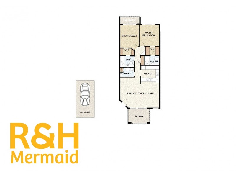 93/2320 GOLD COAST HIGHWAY, Mermaid Beach QLD 4218 Floorplan