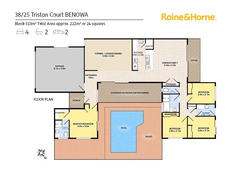 38/25-27 Tristan Court, Benowa QLD 4217 Floorplan