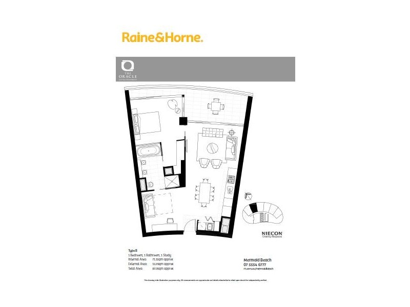 704/4 Charles Avenue, Broadbeach QLD 4218 Floorplan