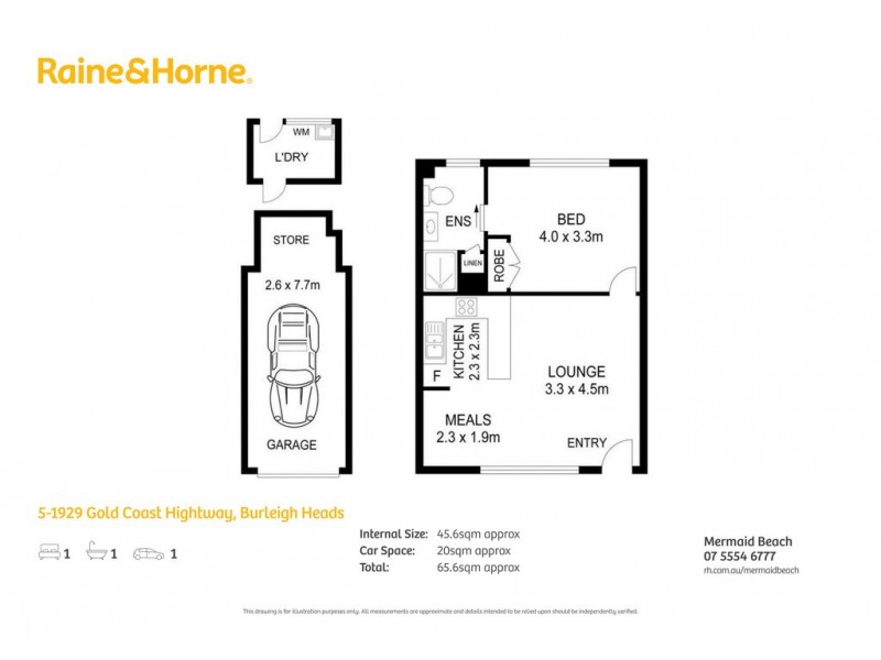 5/1929 GOLD COAST HIGHWAY, Burleigh Heads QLD 4220 Floorplan