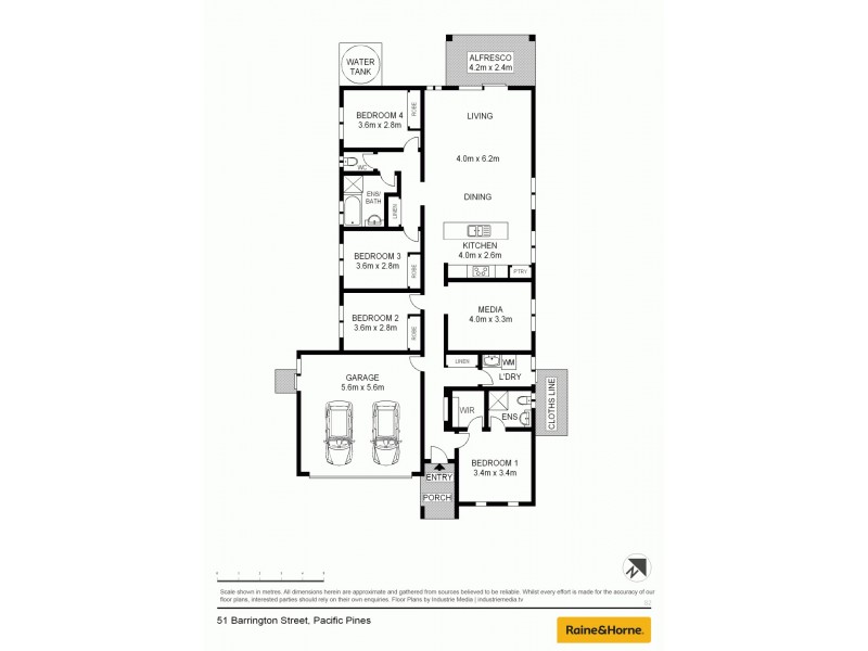 51 Barrington St, Pacific Pines QLD 4211 Floorplan