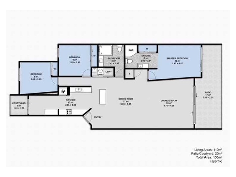 Unit 3D Great Hall Drive, Miami QLD 4220 Floorplan
