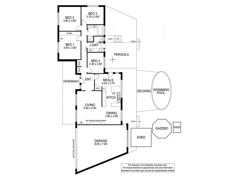 4 Caroline Street, Flagstaff Hill SA 5159 Floorplan