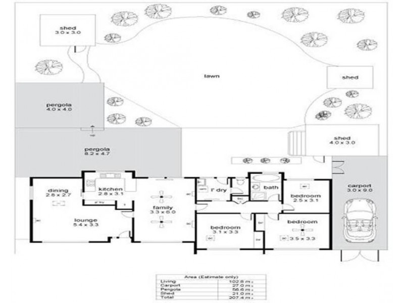 10 Acorn Street, Aberfoyle Park SA 5159 Floorplan