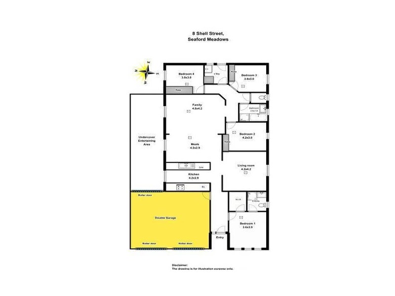 8 Shell Street, Seaford Meadows SA 5169 Floorplan