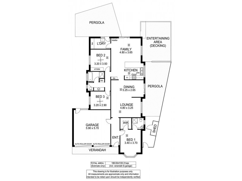 3 Triller Place, Flagstaff Hill SA 5159 Floorplan