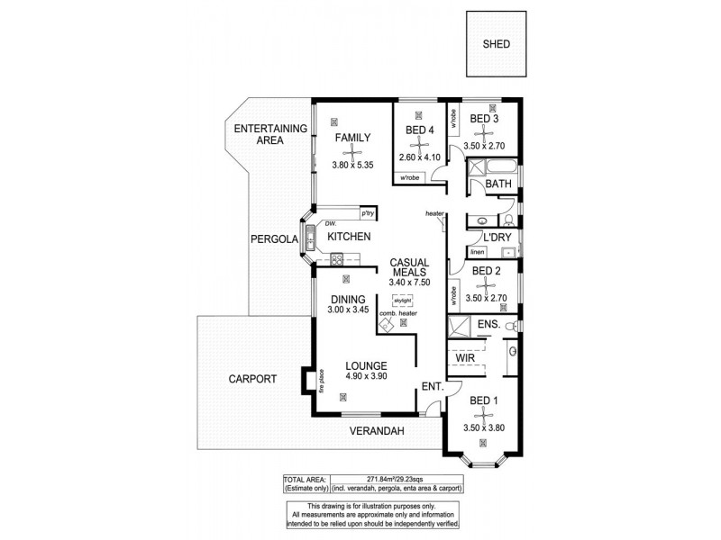 43 Nickel Drive, Aberfoyle Park SA 5159 Floorplan