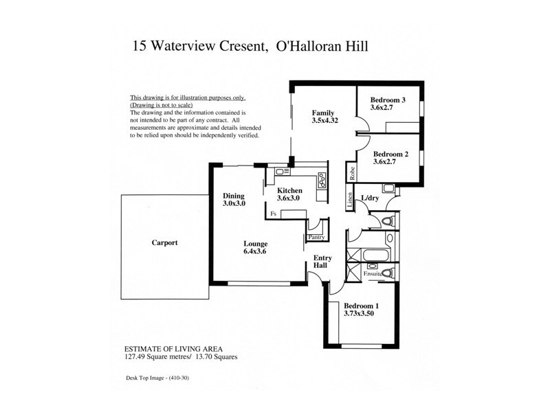 15 WATERVIEW CRESCENT, O’halloran Hill SA 5158
