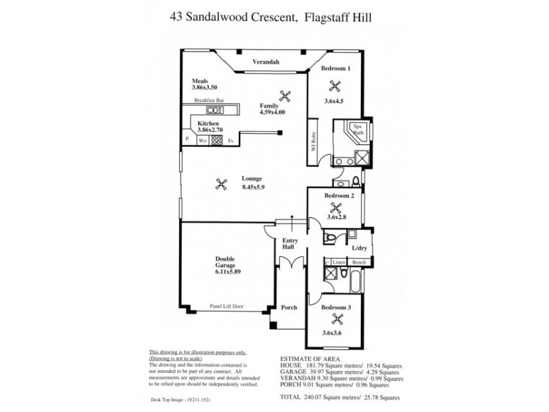 43 SANDALWOOD STREET, Flagstaff Hill SA 5159
