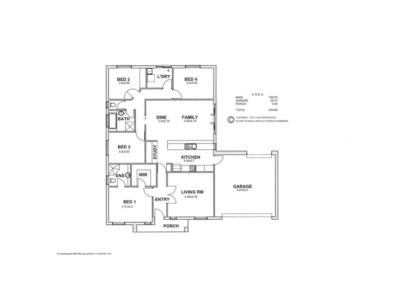 112 Ridgway Drive, Flagstaff Hill SA 5159 Floorplan