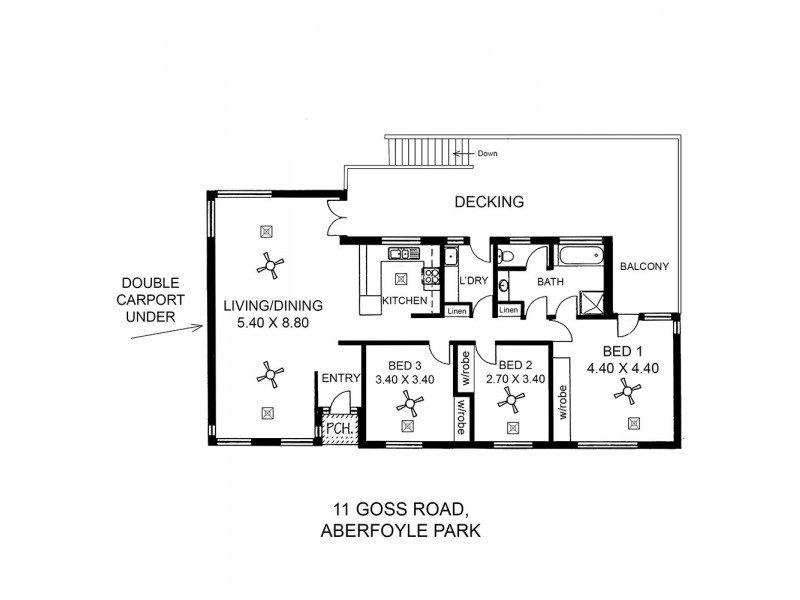 11 Goss Road, Aberfoyle Park SA 5159 Floorplan
