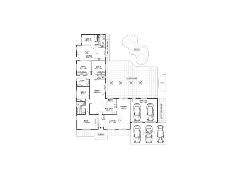 1 Cooinda Avenue, Flagstaff Hill SA 5159 Floorplan
