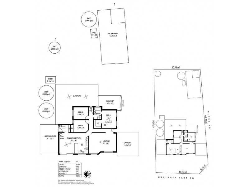2 McLaren Flat Road, Kangarilla SA 5157 Floorplan