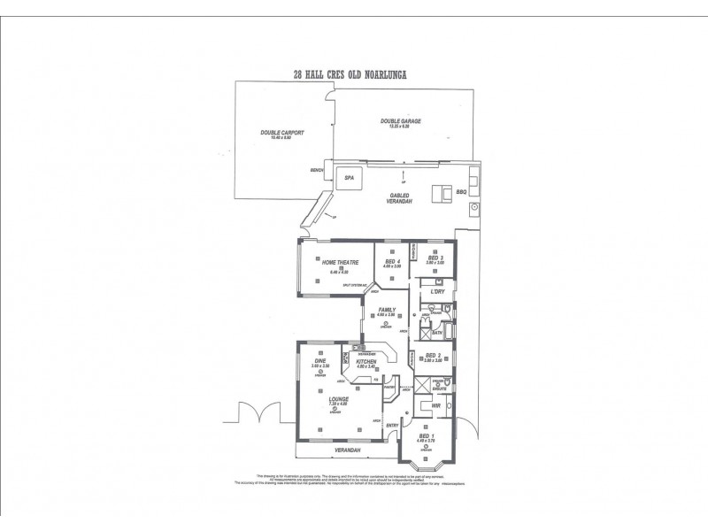 28 Hall Crescent, Old Noarlunga SA 5168 Floorplan
