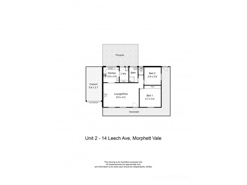 2/14 Leech Avenue, Morphett Vale SA 5162 Floorplan