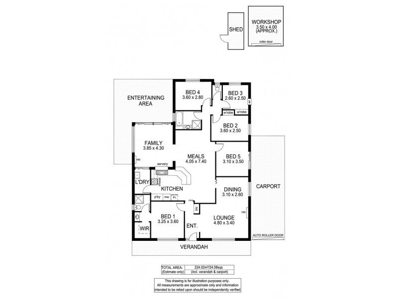 14 Abberton Street, Flagstaff Hill SA 5159 Floorplan