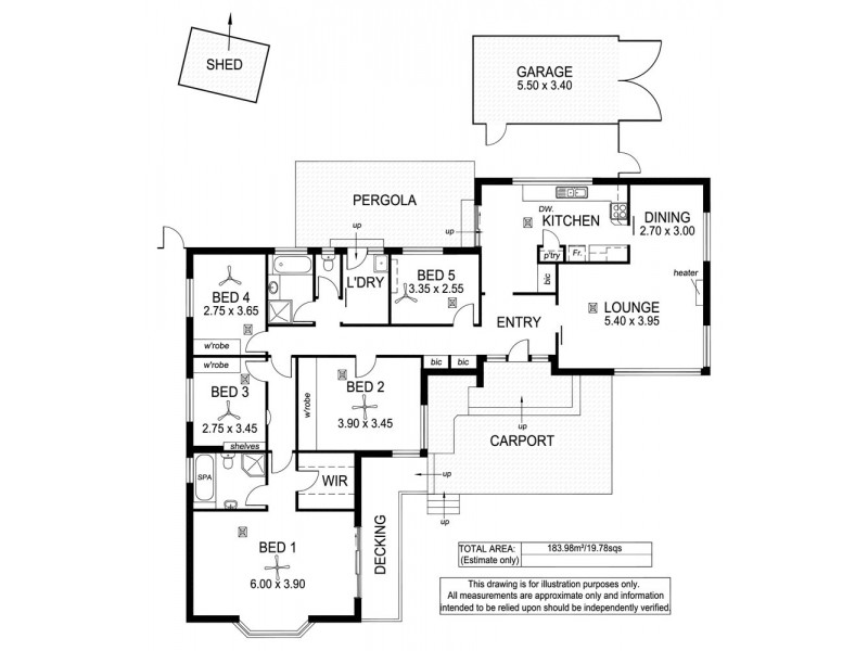 2 Alders Drive, Happy Valley SA 5159 Floorplan