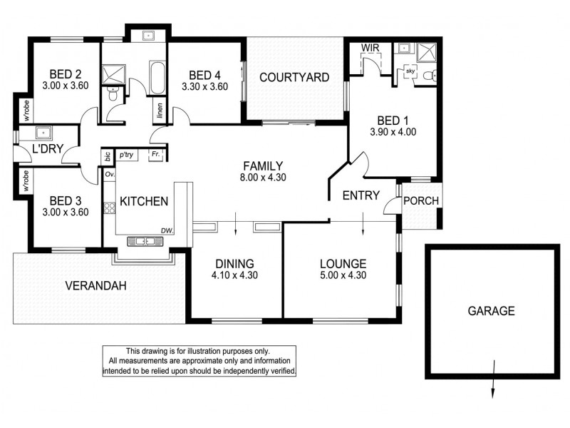 28 Glendale Avenue, Flagstaff Hill SA 5159 Floorplan