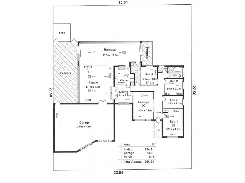 7 Burke Street, Hackham SA 5163 Floorplan