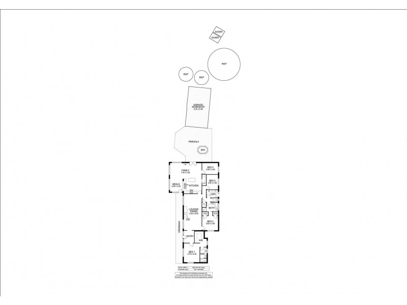 93 Oakridge Road, Chandlers Hill SA 5159 Floorplan