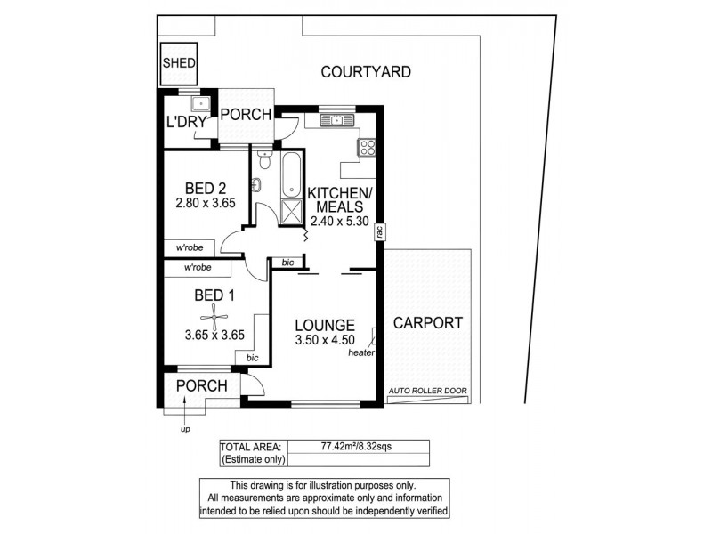 Unit 3, 292 Main South Road, Morphett Vale SA 5162 Floorplan