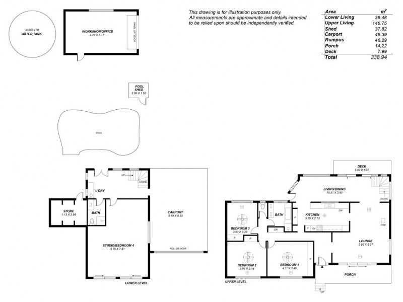 33 Glenwood Drive, Bellevue Heights SA 5050 Floorplan