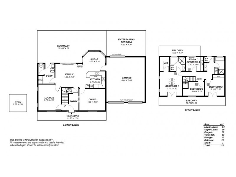 47 Coachwood Drive, Aberfoyle Park SA 5159 Floorplan