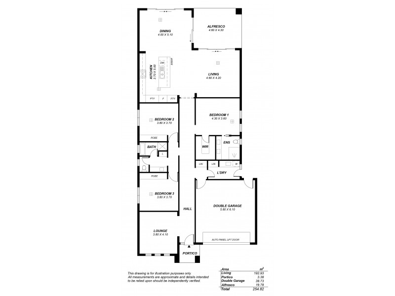 5 Corsair street, Flagstaff Hill SA 5159 Floorplan