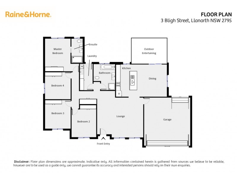 3 Bligh Street, Llanarth NSW 2795 Floorplan
