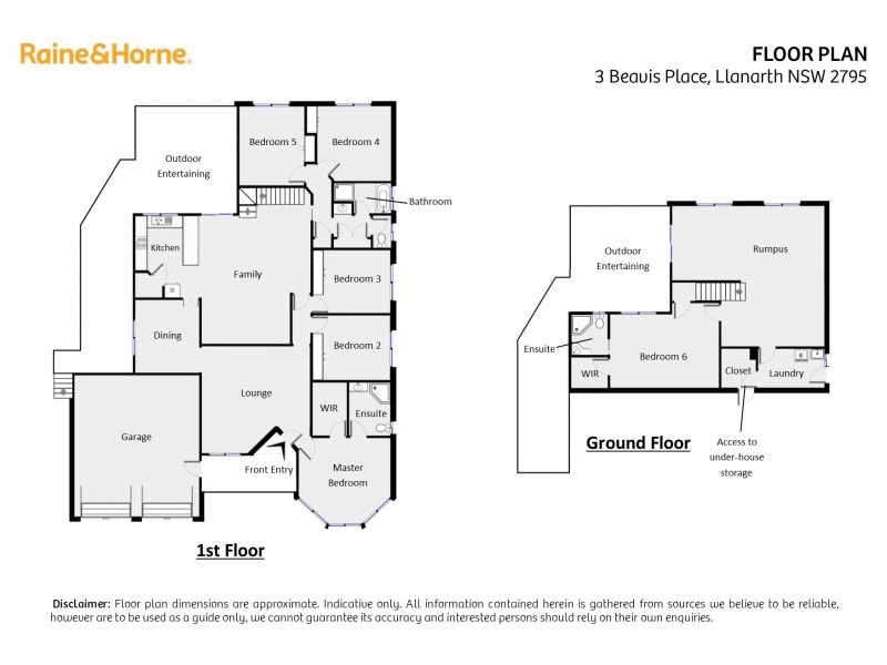 3 Beavis Place, Llanarth NSW 2795 Floorplan