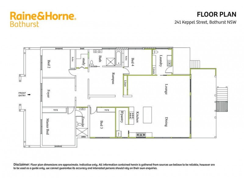 241 Keppel Street, Bathurst NSW 2795 Floorplan