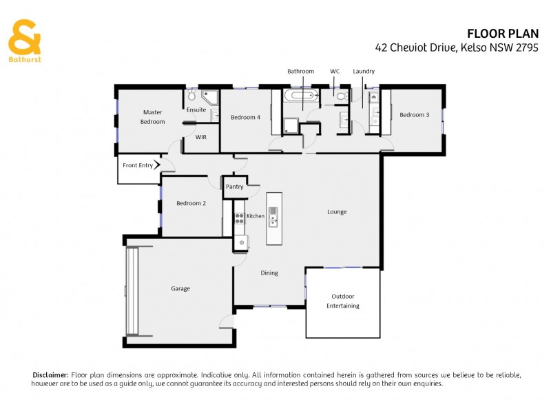 42 Cheviot Drive, Kelso NSW 2795 Floorplan