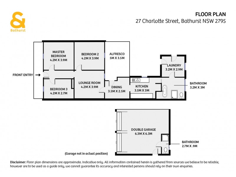 27 Charlotte Street, Bathurst NSW 2795 Floorplan