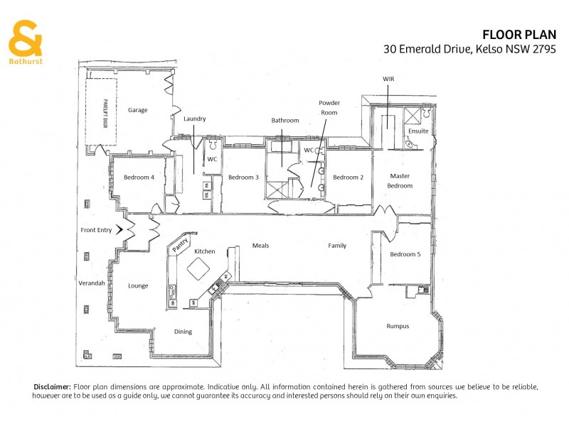 30 Emerald Drive, Kelso NSW 2795 Floorplan