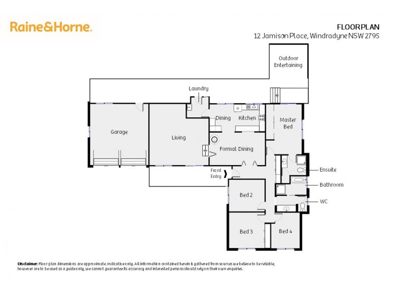 12 Jamison Place, Windradyne NSW 2795 Floorplan