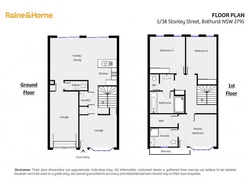 5/38 Stanley Street, Bathurst NSW 2795 Floorplan