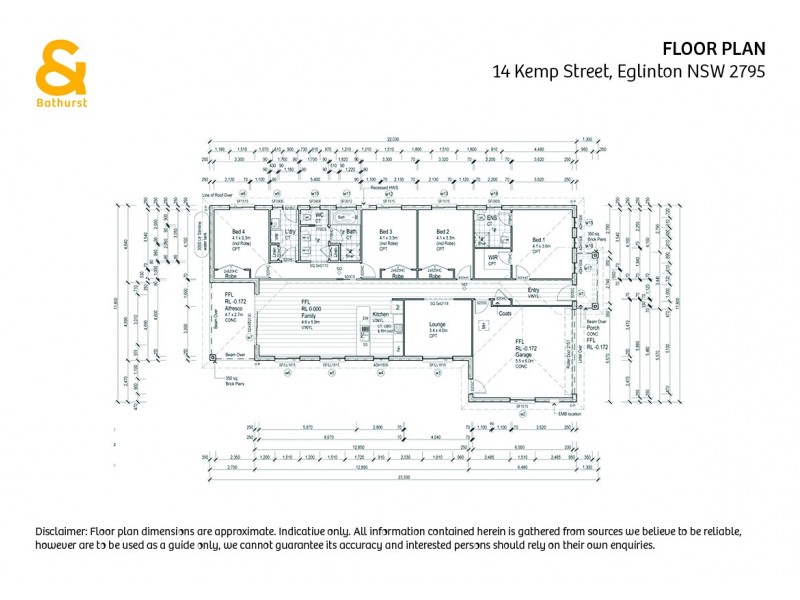 14 Kemp Street, Eglinton NSW 2795 Floorplan