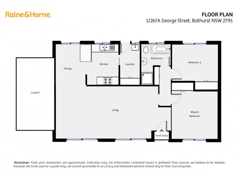 1/267a George Street, Bathurst NSW 2795 Floorplan