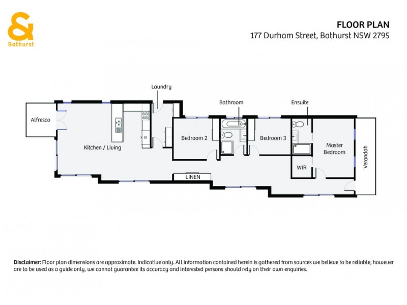 177 Durham Street, Bathurst NSW 2795 Floorplan