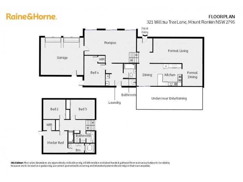 321 Willow Tree Lane, Mount Rankin NSW 2795 Floorplan