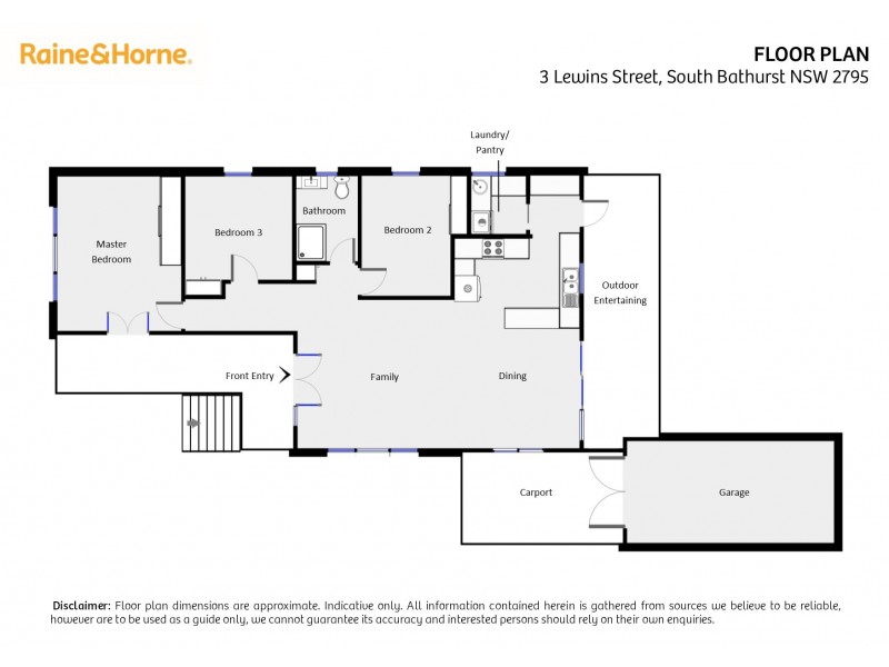 3 Lewins Street, South Bathurst NSW 2795 Floorplan
