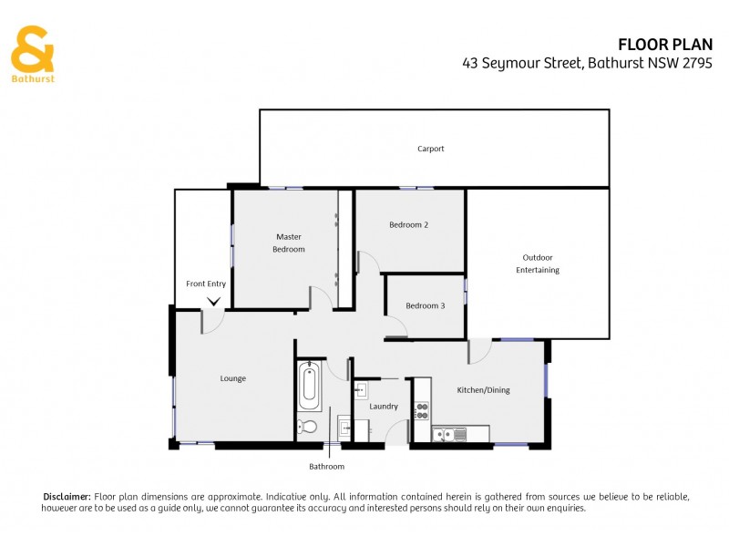 43 Seymour Street, Bathurst NSW 2795 Floorplan