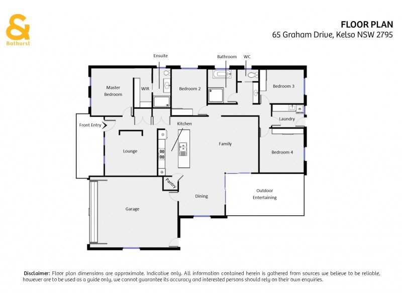65 Graham Drive, Kelso NSW 2795 Floorplan