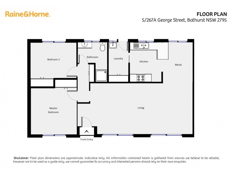5/267a George Street, Bathurst NSW 2795 Floorplan
